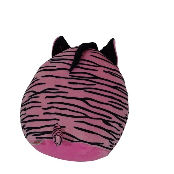 Ty Squishy Beanies Zoey Zebra Pink Black Plush Stuffed Animal 2022 Collectible - Picture 2 of 10